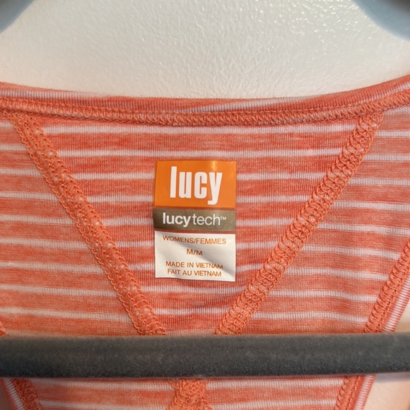 Lucy Tech Athletic Racerback Tank Top Medium - Picture 2 of 8